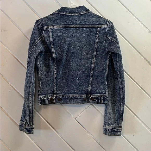 WRANGLER Blue Denim Acid Wash Jacket - Picture 2 of 8